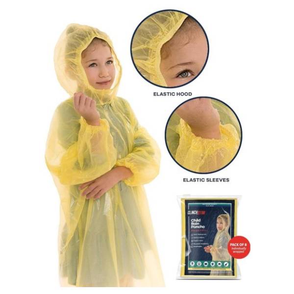 Child rain ponchos