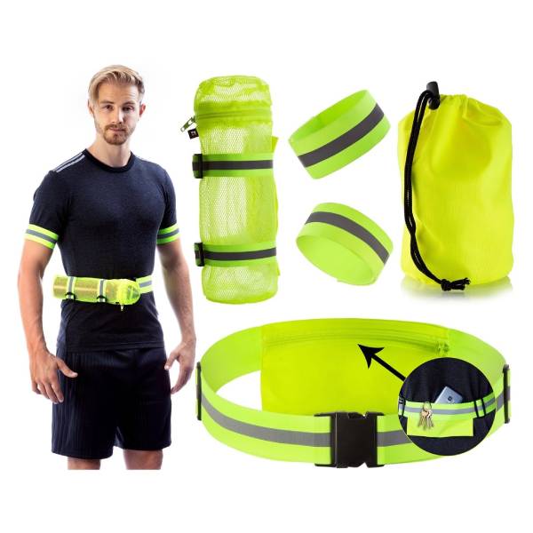 reflective running belt